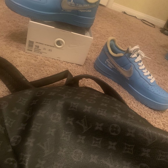 Nike Air Force 1 Low Off-White MCA University Blue - Picture 2 of 4